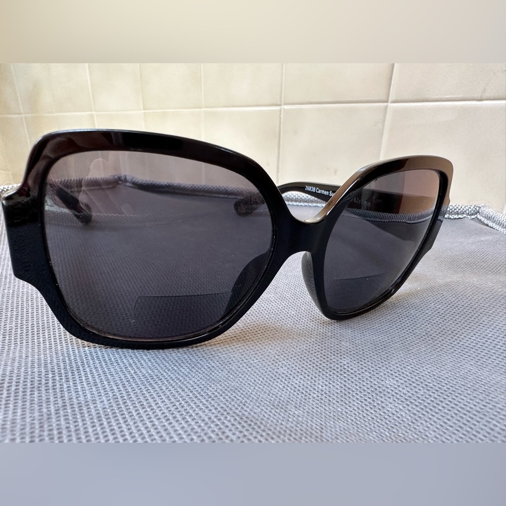 black sunglasses 2693B Carmen Sun +3.00 PD 62 +1mm